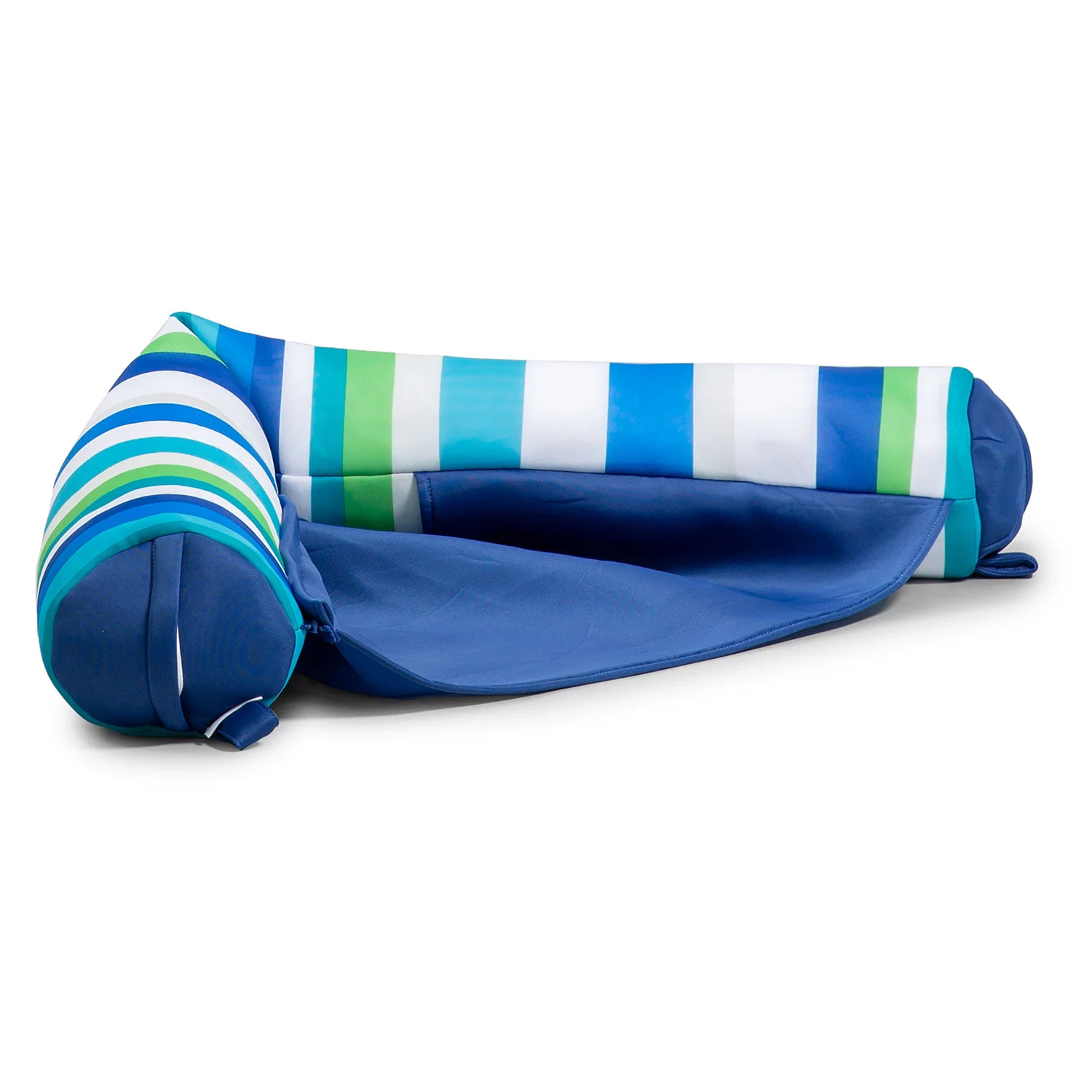Big Joe Mesh Noodle Sling Pool Float, Blue Yacht Stripe