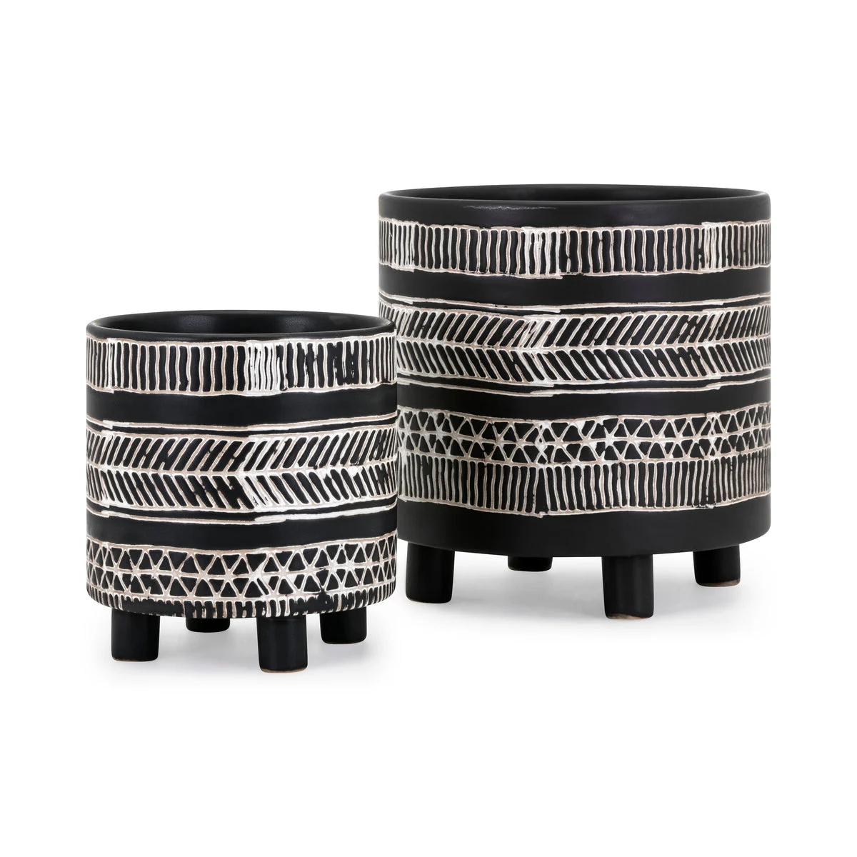 IMAX Worldwide Home Ayrton Planters - Set of 2