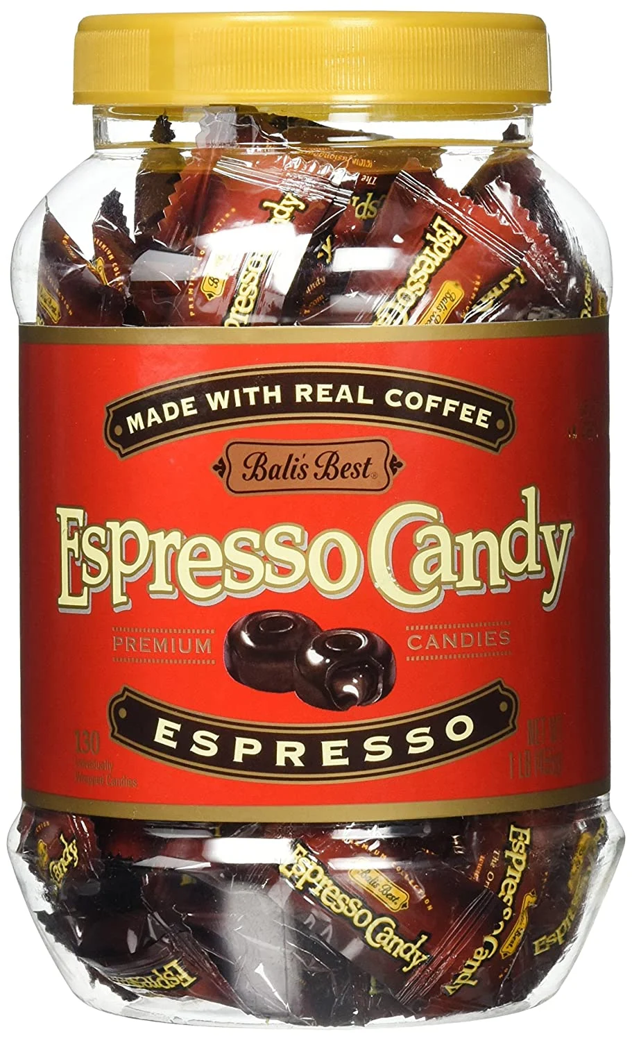 Bali’s Best Candy Jar, Espresso, 1 Pound