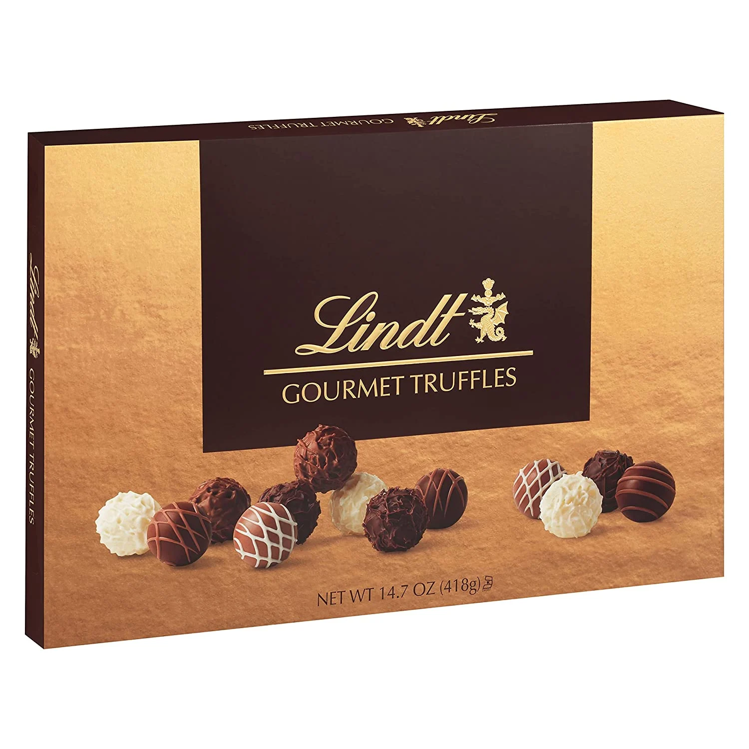 Lindt Gourmet Chocolate Truffle Gift Box, 14.7 Oz
