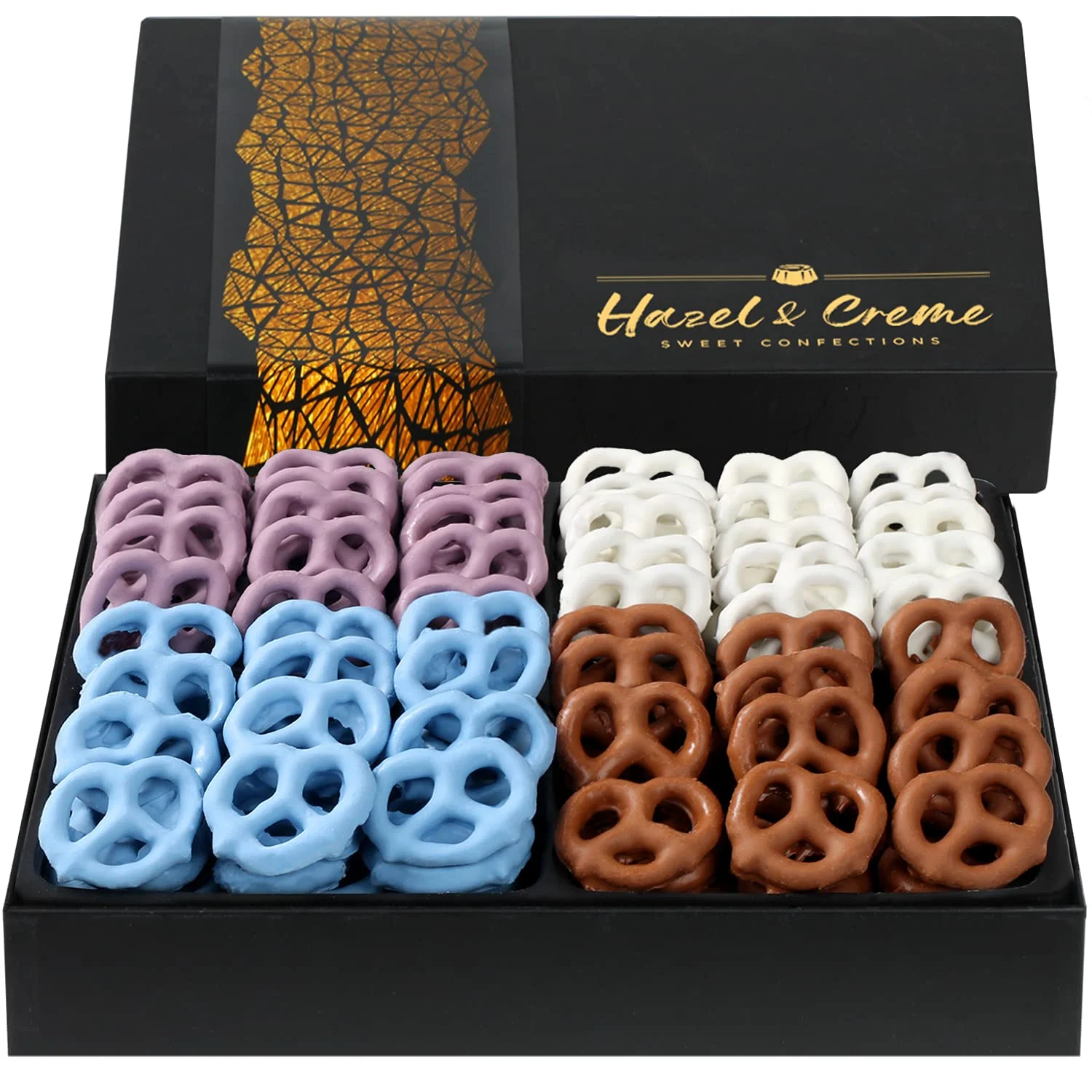 Hazel & Creme Yogurt Pretzels – Chocolate Covered Pretzels- Valentines Food Gifts