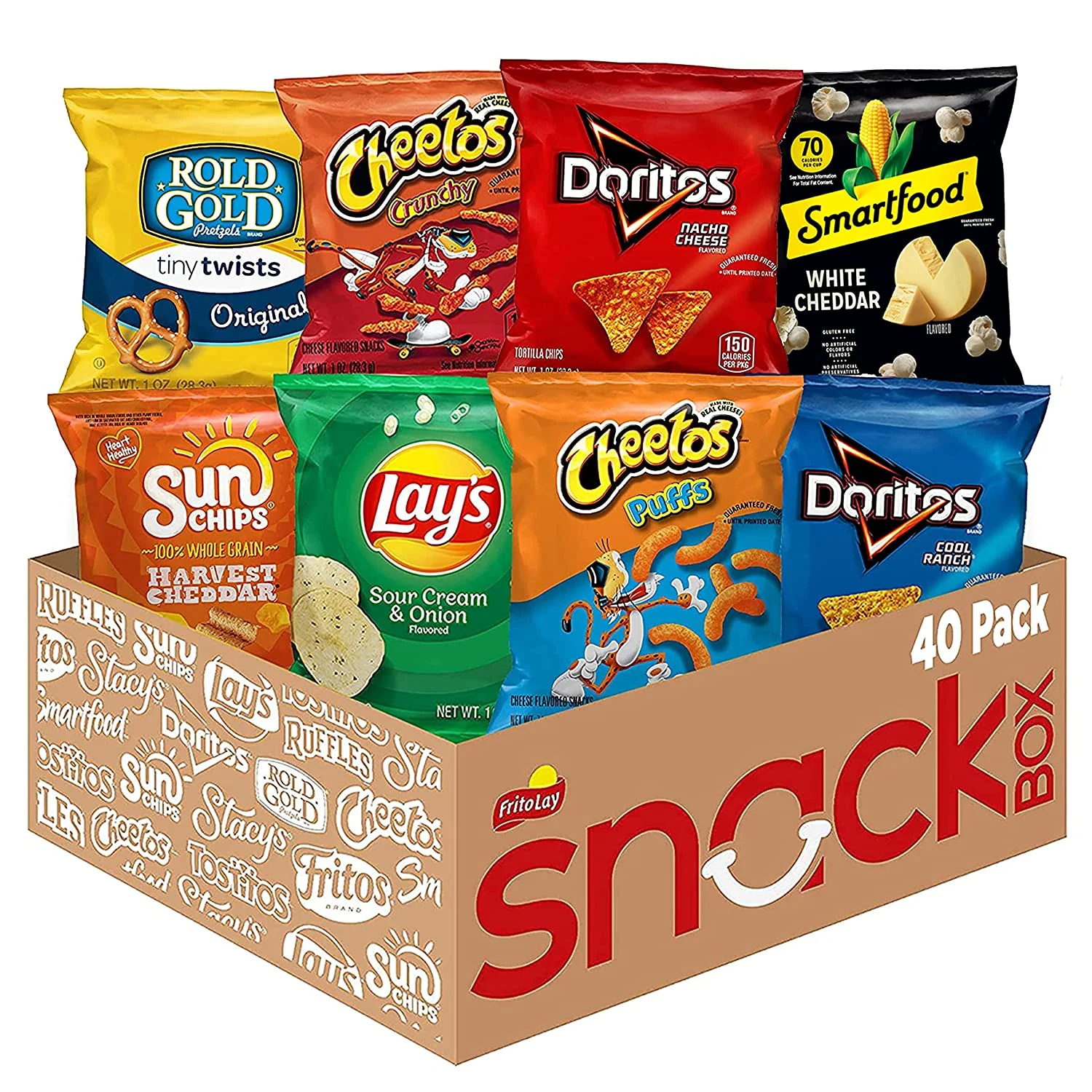 Frito-Lay Fun Times Mix Variety Pack, 40 Count