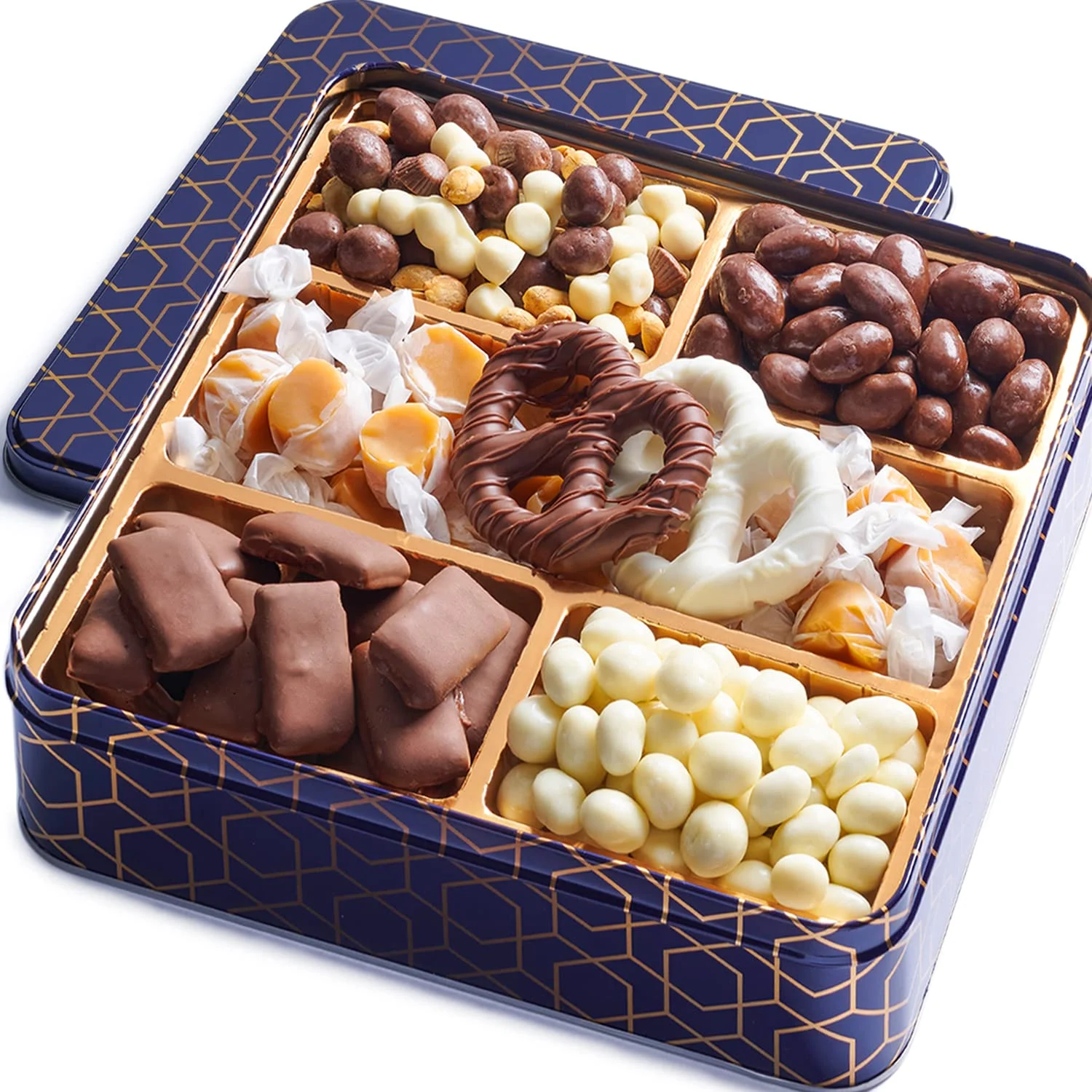 Hazel & Creme Chocolate Gift Basket – Food Gift Box – Easter, Gourmet Gift for Holiday