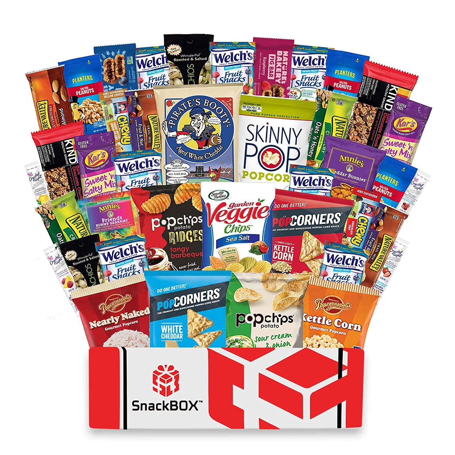 SnackBOX Healthy Snacks Care Package Snack Box (40 Count) for Easter, Gift Basket, Ideas
