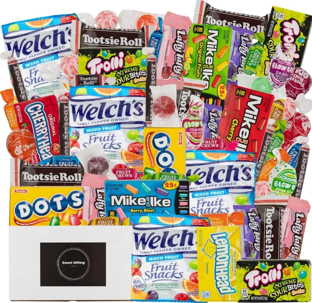 Assorted Candy Mix Packs, (60 Count Plus) Fresh, Delicious and Individually wrapped Easter Basket Candies