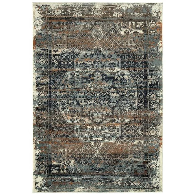 Kaleen Rugs Memphis MPS99-17 Blue Area Rug