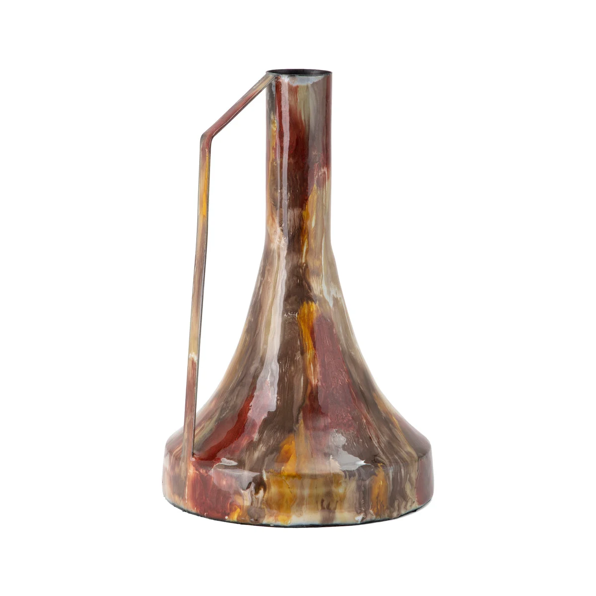 IMAX Worldwide Home Palmas Tall Enameled Iron Decorative Jug