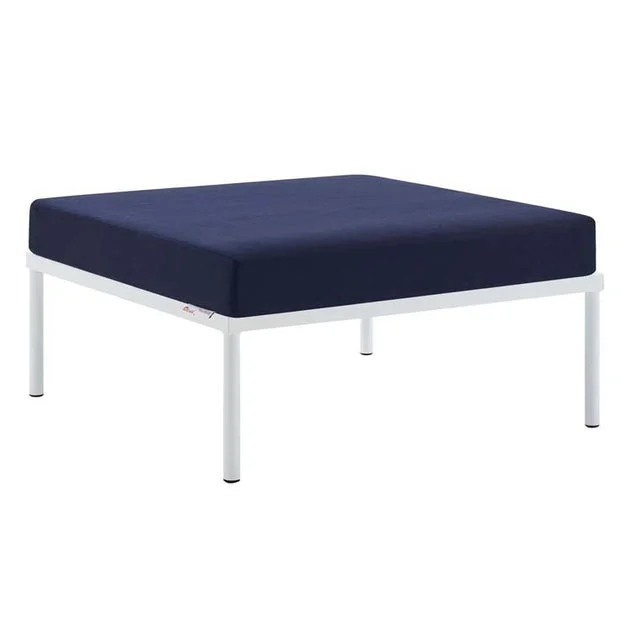 Harmony Sunbrella Outdoor Patio Aluminum Ottoman
