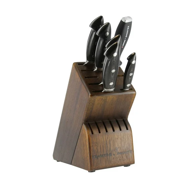 Kramer Euroline Stainless Damascus Seven-Piece Knife Block Set