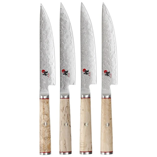 Birchwood Four-Piece Steak Knife Set