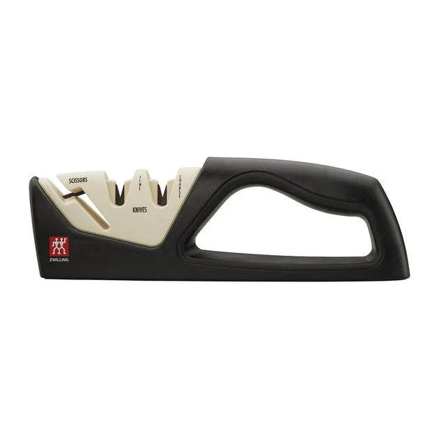 Two-Stage Pull-Through Plus Shear Sharpener - White