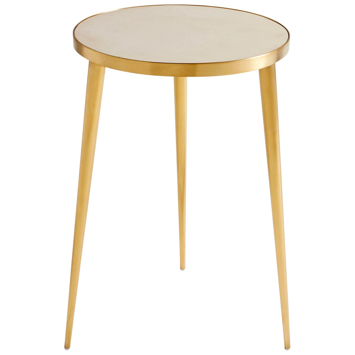 Cyan Design 10499 Stainless Steel/Concrete Dresden Side Table