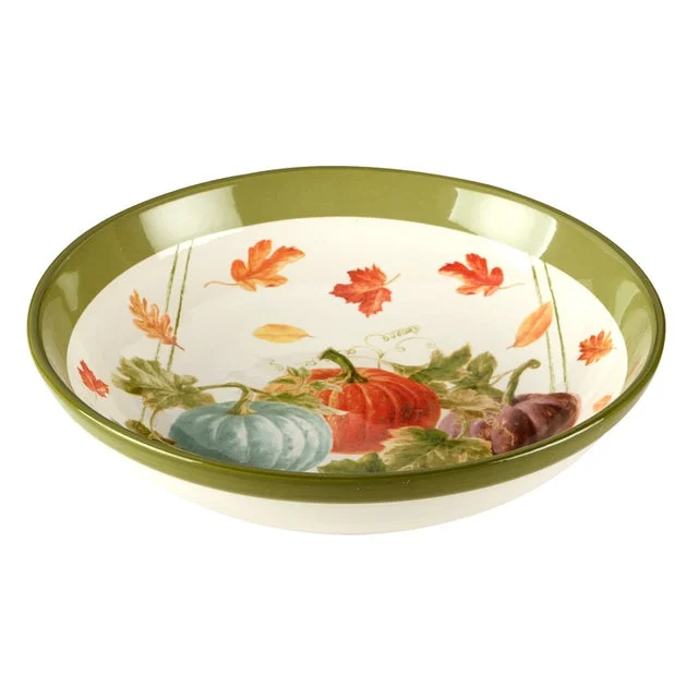 Sweet Autumn Harvest 13" x 3" Serving Bowl