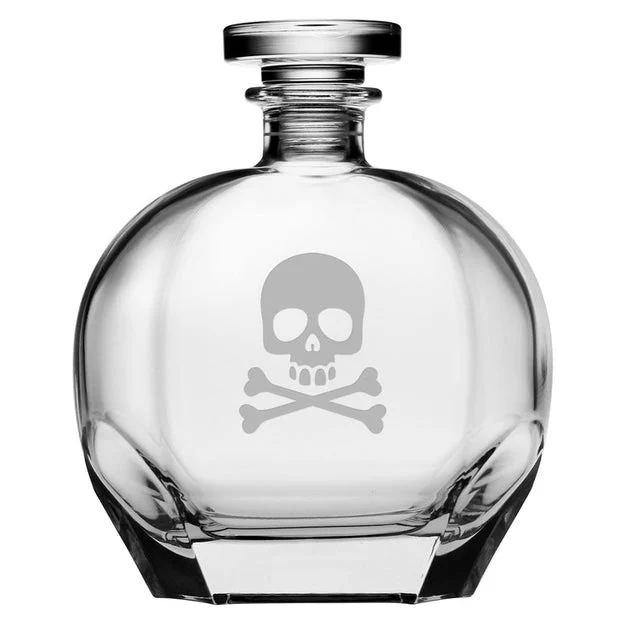 Skull and Crossbones Luigi Bormioli Puccini Decanter