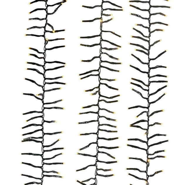 65-Foot 2000-Light Cluster Garland with Warm White LED Lights