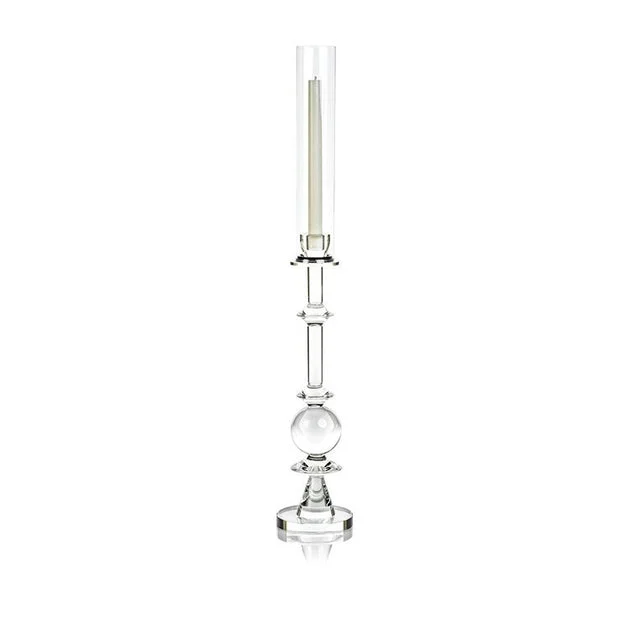Vadim Crystal Glass Candle Holder