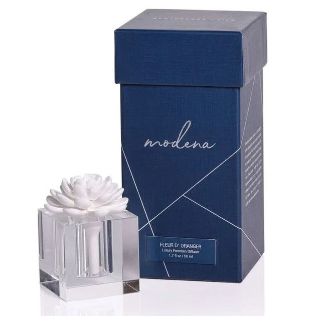 Modena Small Porcelain Diffuser - Fleur d' Oranger