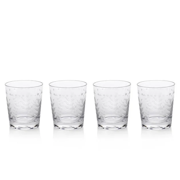 Patia 4" Tall Old Fashioned Glasses Set of 4