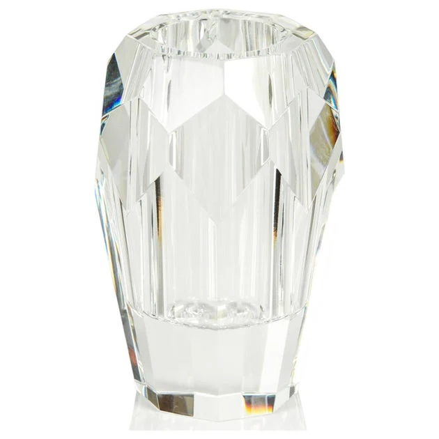 Chiasso 5" Tall Crystal Cut Glass Vase
