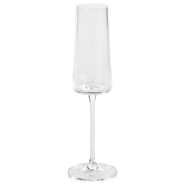 Benin Textured Champagne Flutes Set of 4