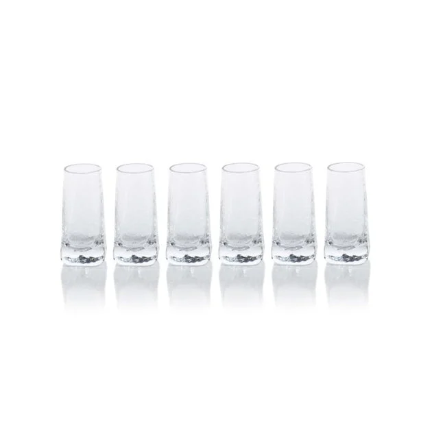 Kaberi Hammered Shot Glasses Set of 6