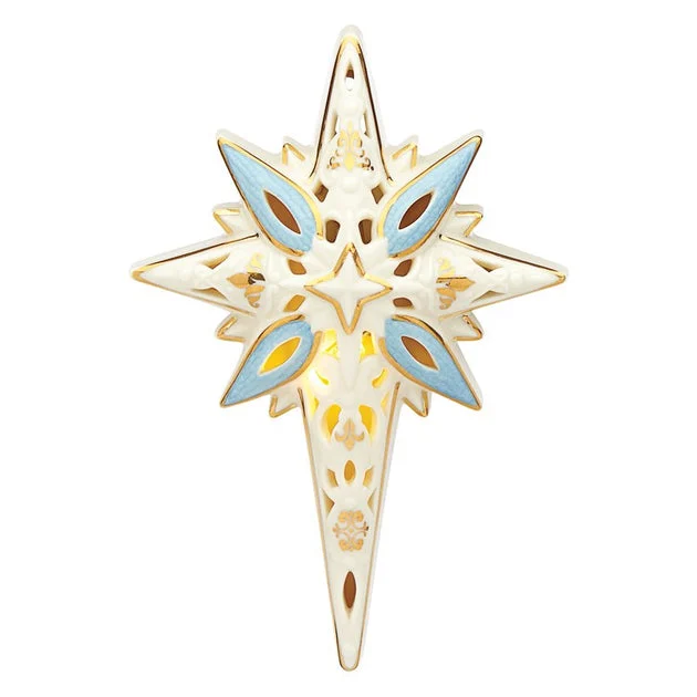 First Blessing Nativity Lighted Star Figurine