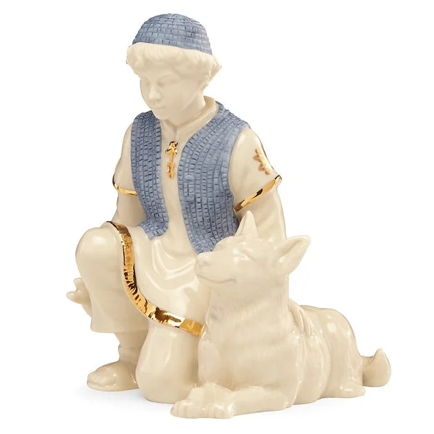 First Blessing Nativity Shepherd and Dog