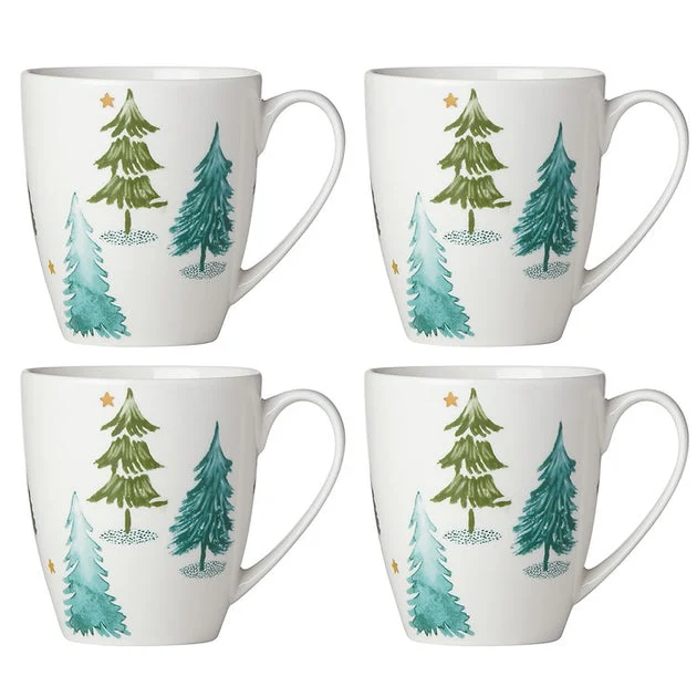 Balsam Lane Mugs Set of 4