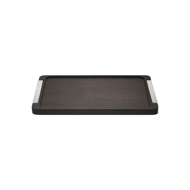 Bernadotte Tray Wood and Stainless Steel