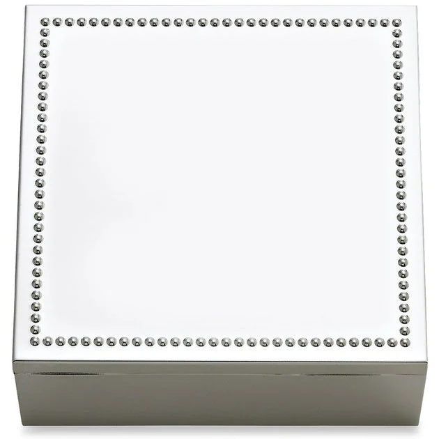 Lyndon Square Silverplate Keepsake Box