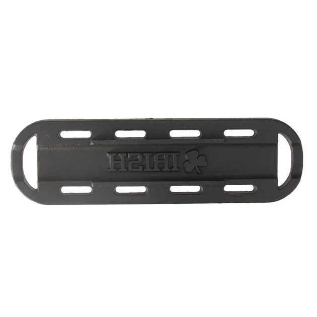 8" Black Cast Branding Grill St. Patrick's Shamrock Logo