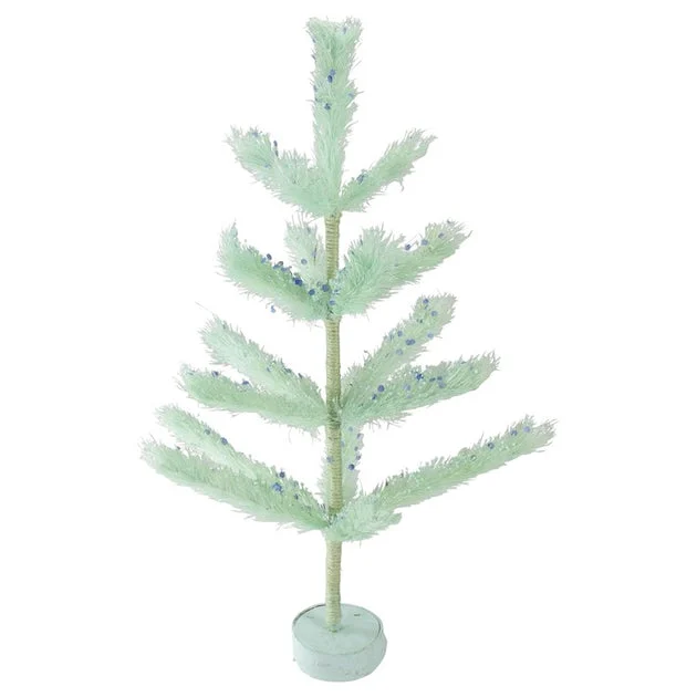2' Unlit Pastel Green Pine Artificial Easter Tree