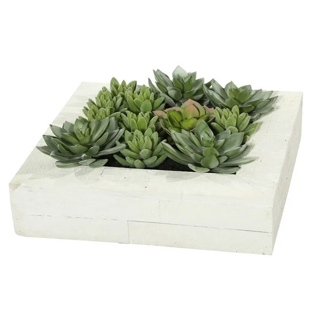 12" x 12" Artificial Succulent Arrangement