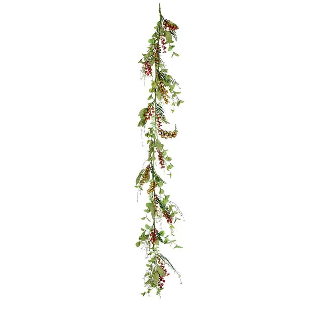 72" Artificial Mixed Fall Garland