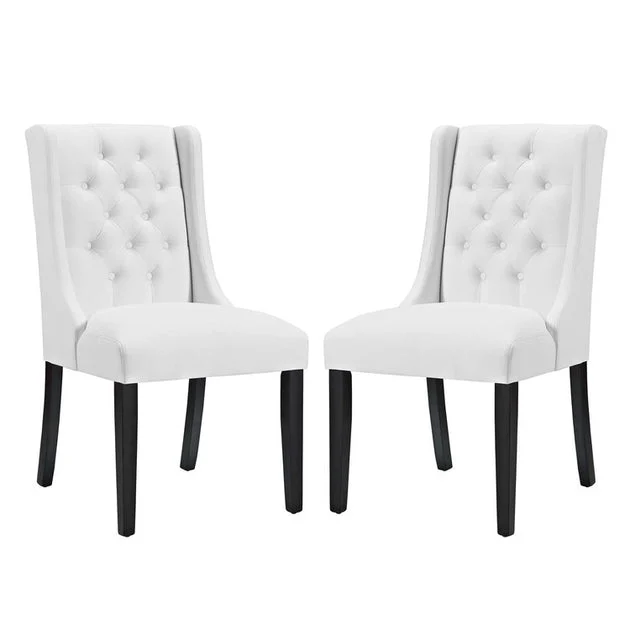 Baronet Vinyl Dining Chairs Set of 2