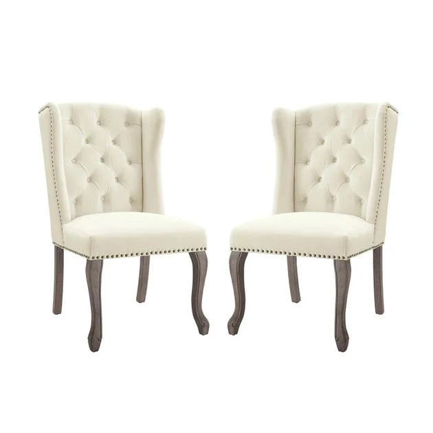 Apprise Performance Velvet Side Chairs Set of 2