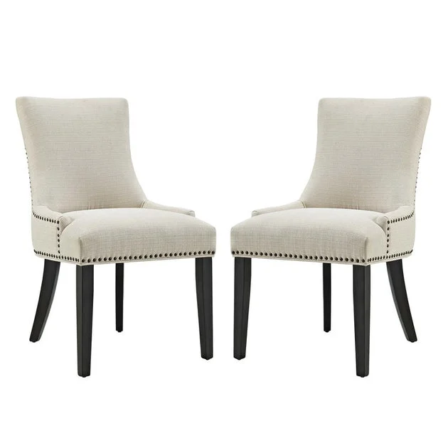 Marquis Fabric Dining Side Chairs Set of 2