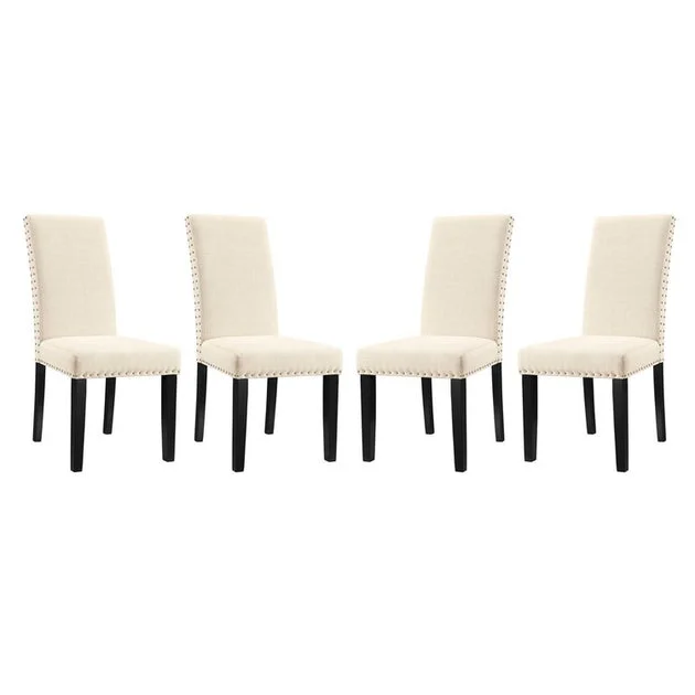Parcel Fabric Dining Side Chairs Set of 4