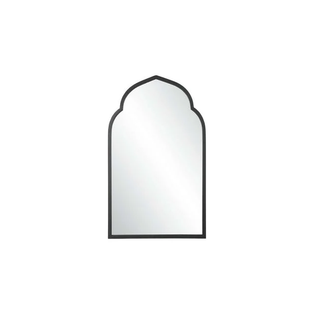 Kenitra Black Arched Wall Mirror