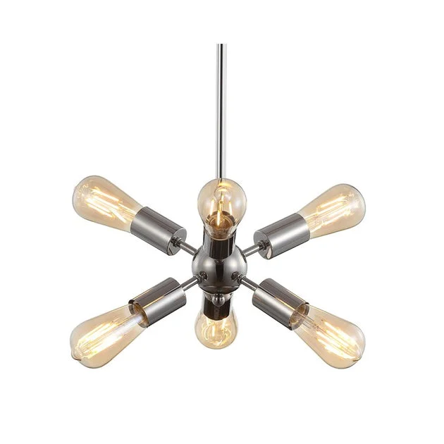 Jobs Six-Light Sputnik Pendant - Nickel