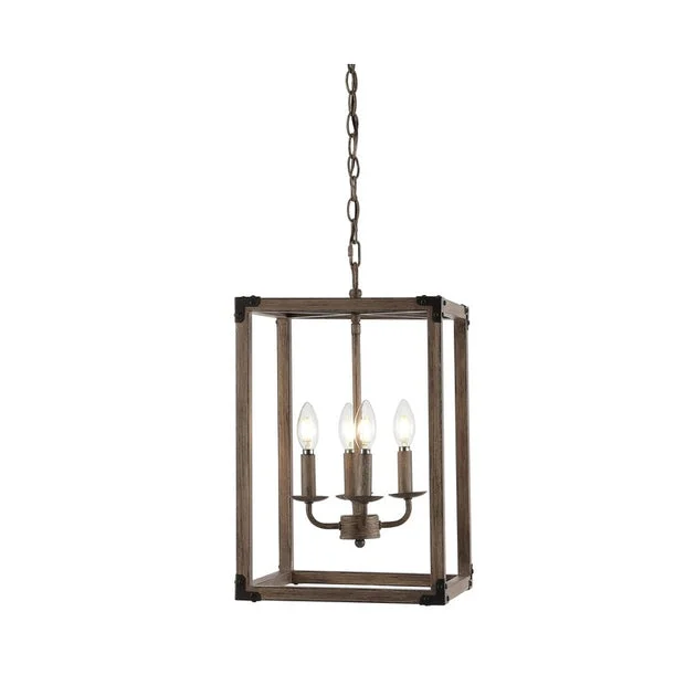 Magnolia Four-Light LED Pendant - Brown
