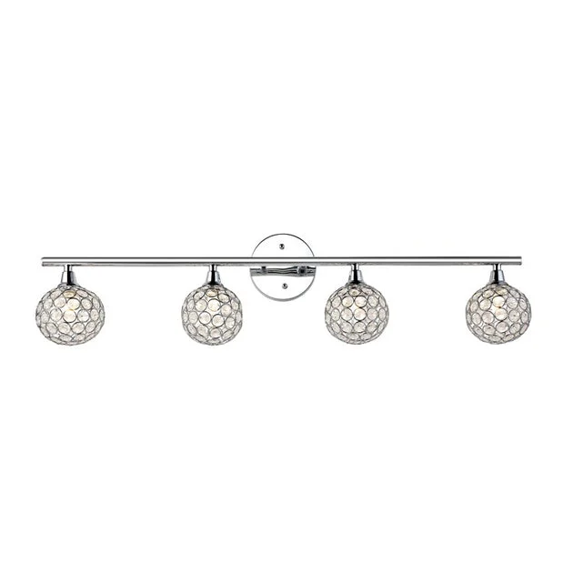 Maeve Four-Light Bathroom Vanity Fixture - Chrome