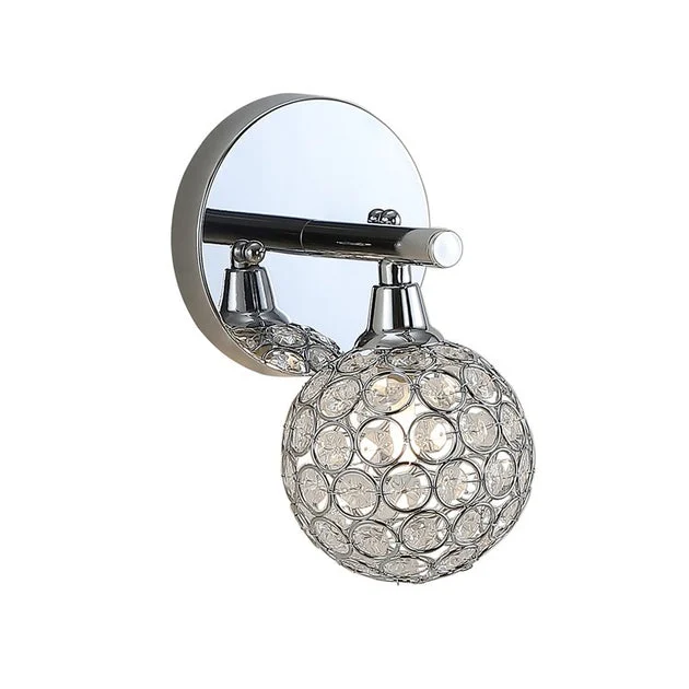 Maeve Single-Light Bathroom Wall Sconce - Chrome