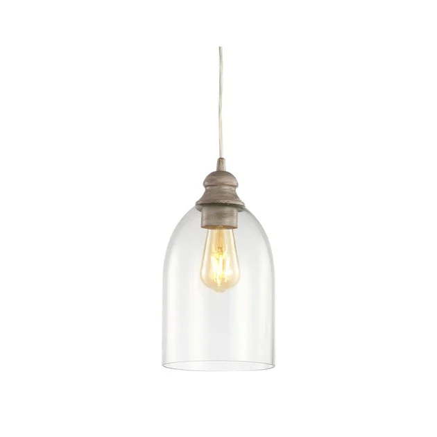 Fontaine Single-Light LED Pendant - Gray