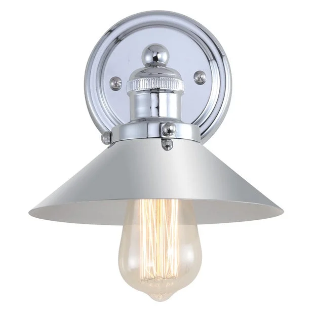 June Single-Light Wall Sconce - Chrome