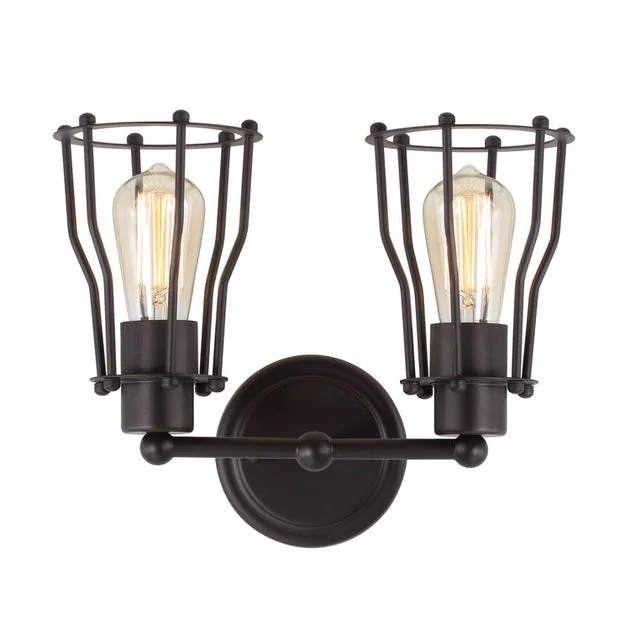 Florence Two-Light Bathroom Vanity Fixture - Oil Rubbed Bronze
