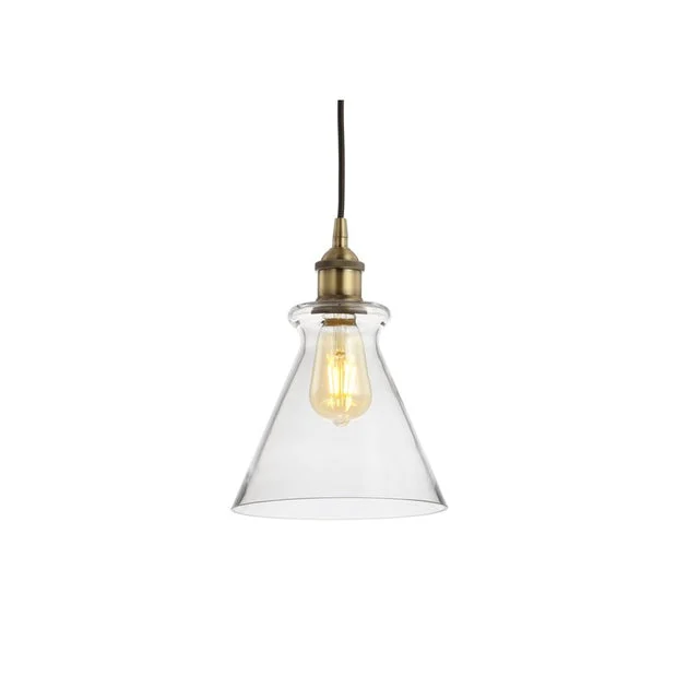 Goldwater Single-Light Pendant - Brass Gold