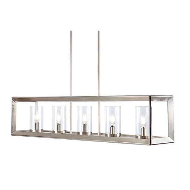 Anna Five-Light LED Linear Pendant - Nickel