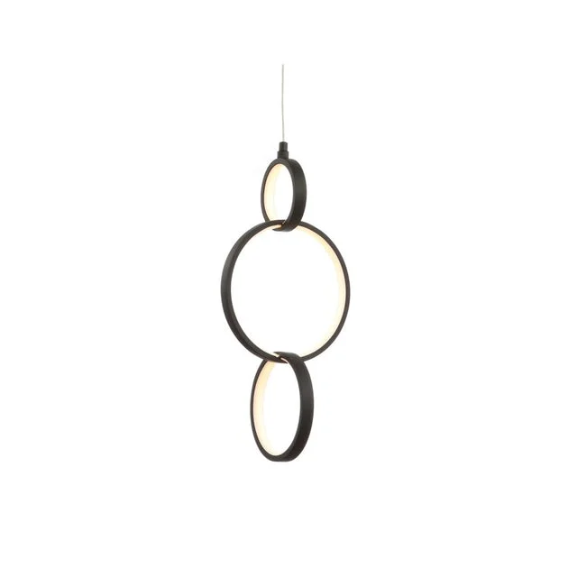 Loop LED Pendant - Black