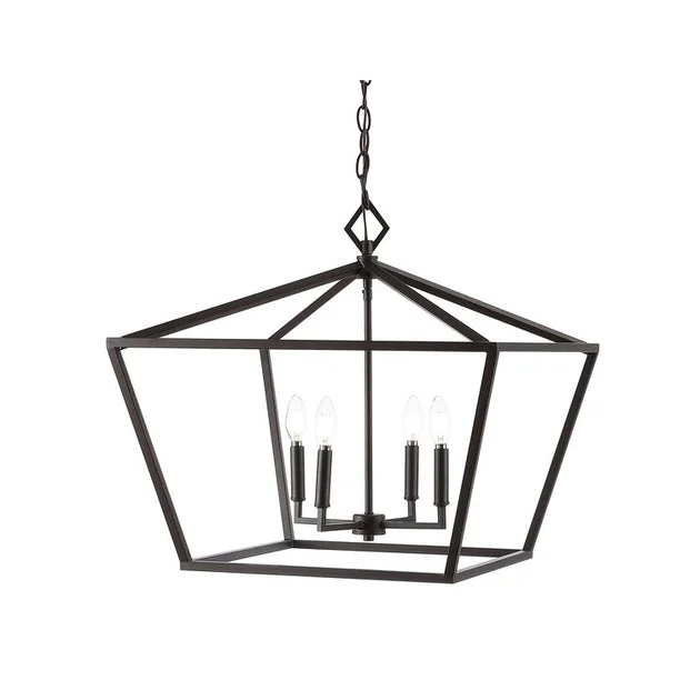 Gatsby Four-Light LED Pendant - Oil Rubbed Bronze